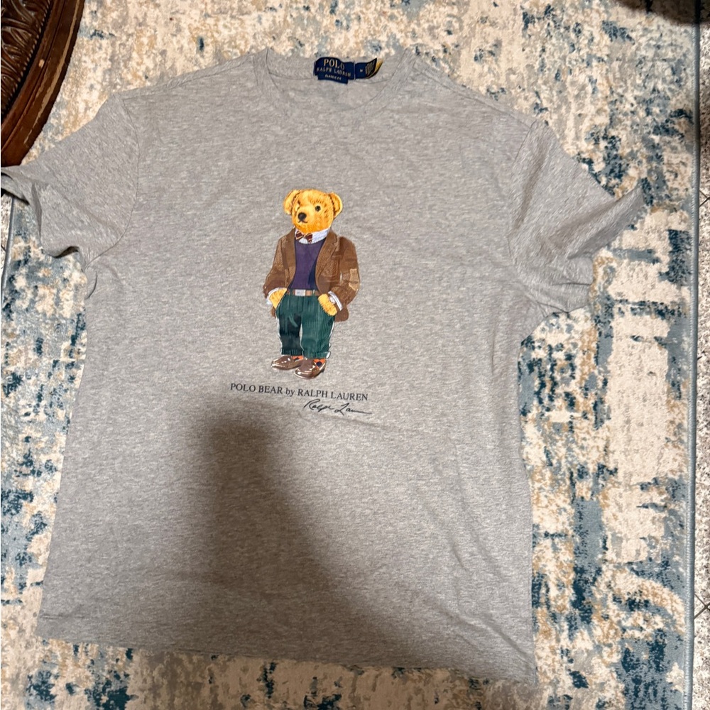 Ralph Lauren Gray Polo Bear T-Shirt